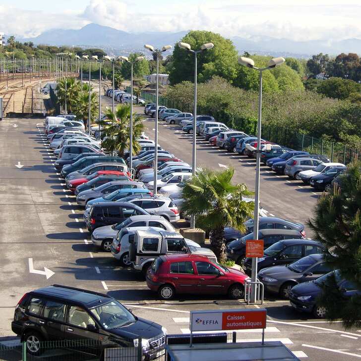 Parking Officiel EFFIA GARE D'ANTIBES (Extérieur) Antibes