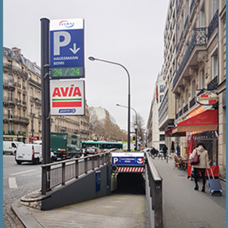 SAEMES HAUSSMANN BERRI Public Car Park (Covered) Paris