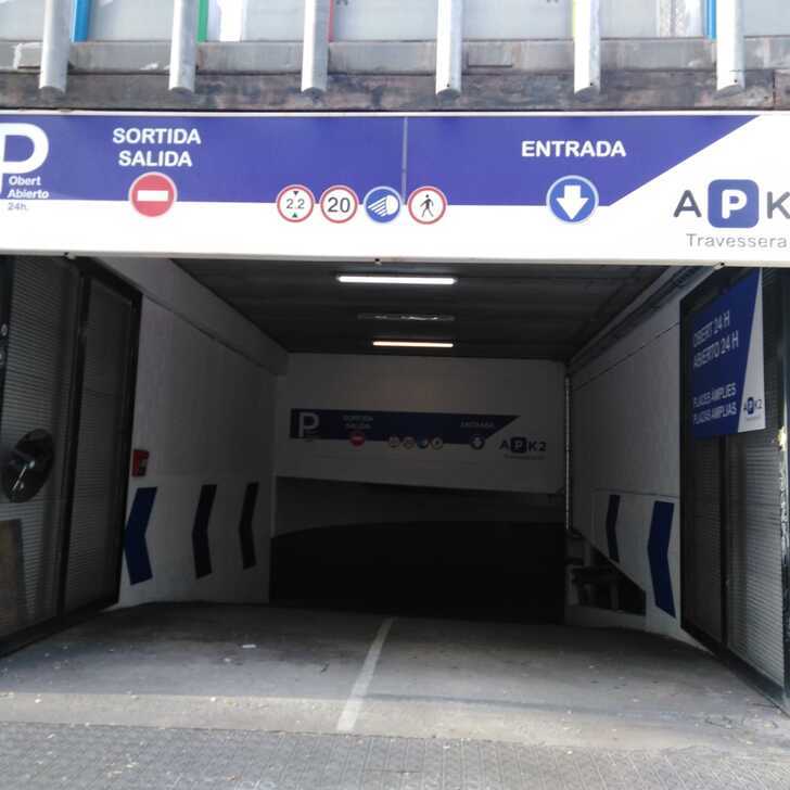 Parking Public TRAVESSERA 53 - Tarifé d'Heur (Couvert) Barcelona