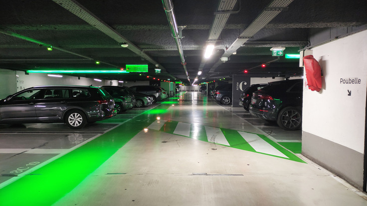 Couloir Parking Public FORUM DES HALLES (Couvert)