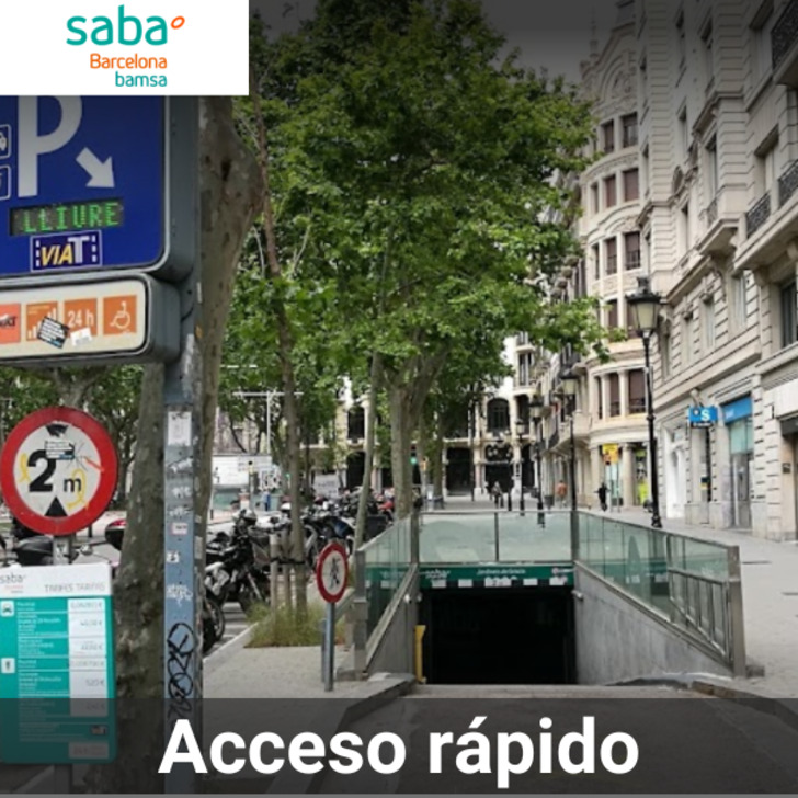 Parking Public SABA BAMSA PASSEIG DE GRÀCIA JARDINS S. ESPRIU (Couvert) Barcelona
