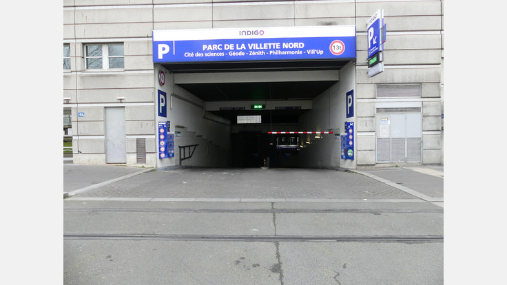 Devanture Parking Public INDIGO CITÉ DES SCIENCES ET DE L'INDUSTRIE (Couvert)